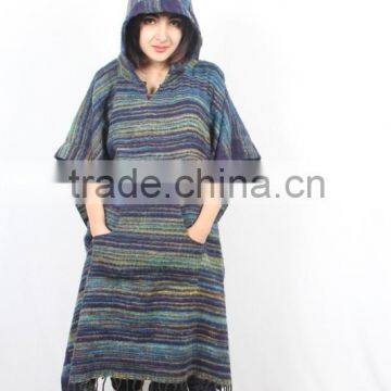 SHWDR304 soft wool poncho price $10