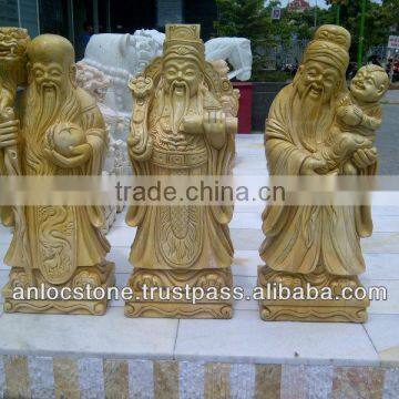 Buddha stone statues