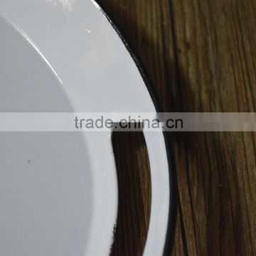 Oval travel tray, metal tray