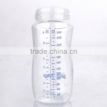 new attractive wide neck glass bottle free shiping