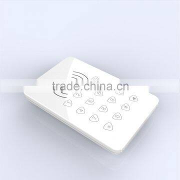 2015 New Products! SMS Alert Wireless 4X4 numeric RFID keypad with Low battery Notification