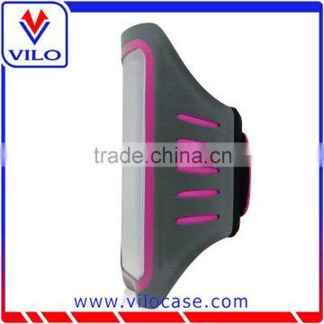 New Design Ultra Slim Breathable Lycra Smart Phone Armband With Transparent Screen photo-2