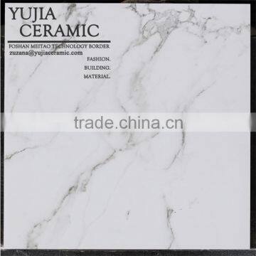 New design white glazed polished porcelain tile made in china