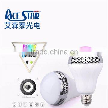 High Quality Android Ios Control Led Bulb Speaker