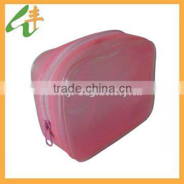 2012 popular fashion red pvc cosmetic bag