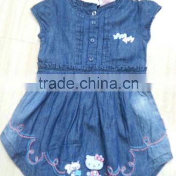 denim dress summer blouse children's clothes denim blouse denim shirts for girls