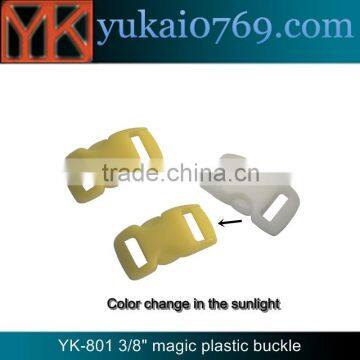 Yukai custom color luggage strap buckle/handbag accessories plastic buckle