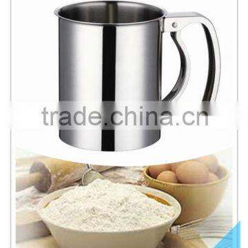 Stainless steel kitchen flour sifter