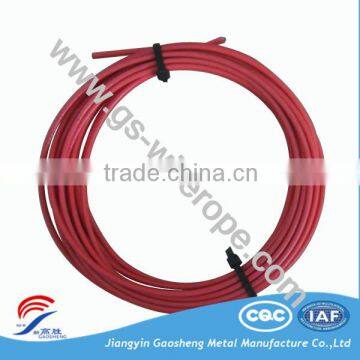 Nylon Coated ungalvanized steel wire rope19*7, Provide free sample