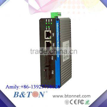 2 1000Base-TX to 2 1000Base-FX SM 20Km Unmanaged Industrial Gigabit Ethernet Switch