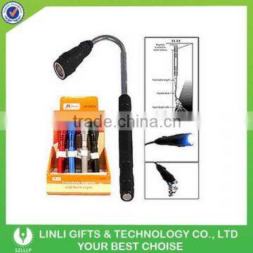 3 Led Metal Magnet Flexiable Torch