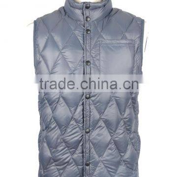 Men new fashion Ultra light and thin down vest