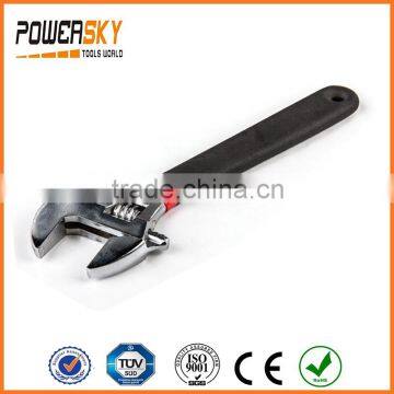 6" 8" 10" 12" Ajustable Spanner Wrench With Double Color Dipped Handle