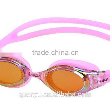 Hot Sale Professional Mirrored Coated Swimming Goggles for Adult