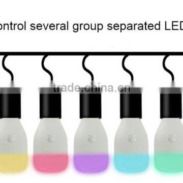 LinganLED e27 remote control 16 color rgb led bulb light