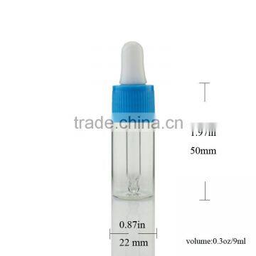 Supply Glass Bottles for Liquid Perfume with Glass Eye Dropper, 0.3oz Capacity,