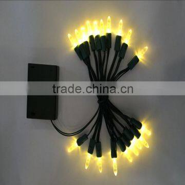 2m With Blub Shell Battery Operated String Light for Decoration Light