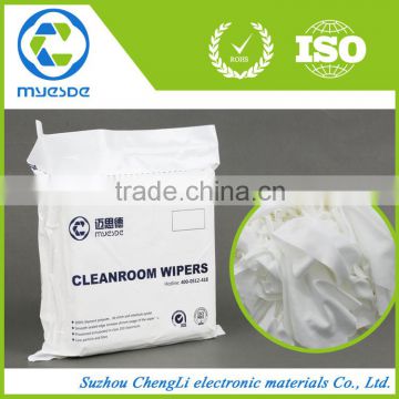 lint-free micro-denier semiconductor 100% polyester Cleanroom Wiper