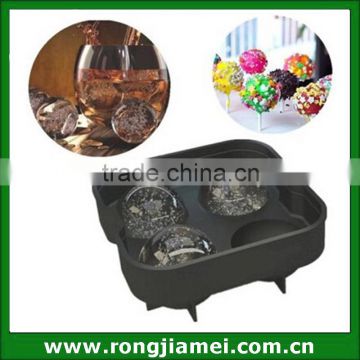 2016 New High Quality Ball Shape Silicone Ice Cube Tray Mold