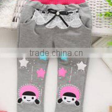 2015 New Style Girl Leggings, Baby Pants With Lace, Cotton Top Quality photo-4