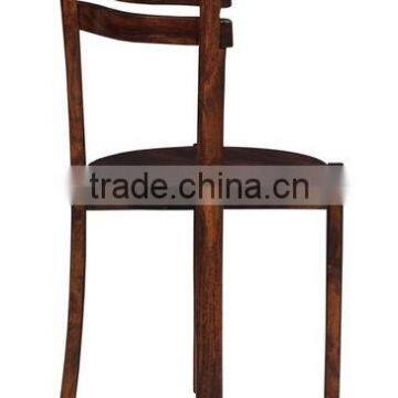 ROSEWOOD RESTAURANT DINING CHAIR , ROUND SEAT SOLID WOODEN DINING CHAIR photo-5