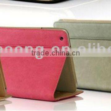 for ipad mini Leather Wallet Case