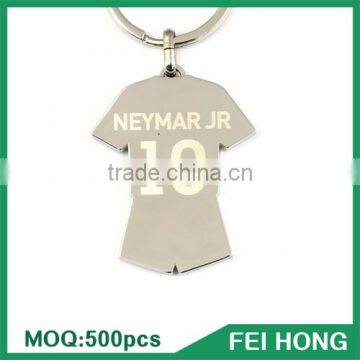 China Supplier advertising sports soccer printed UEFA EURO keychain