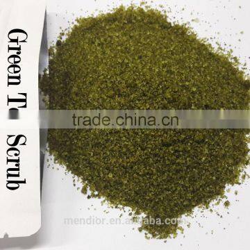 Mendior Natural Green tea scrub Matcha body scrub sugar face scrub OEM,200g