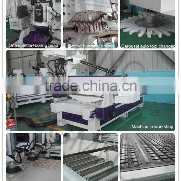 Automatic Wood Mdf Plywood Furniture Sculpture Carving Cnc Router Machine photo-4