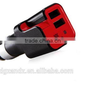 2015 Unique Selling point Dual Usb Car Charger with Air Purifier