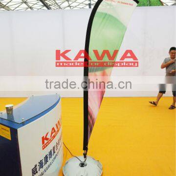 Water bag for outdoor advertising flag