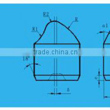 Hot sales tungsten carbide drill bit insert for oil well