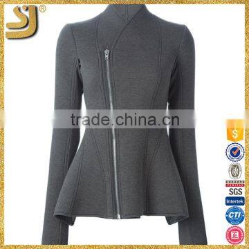 OEM fashion woman long sleeve winter jacket