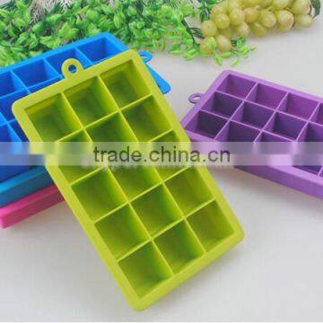 Environmental Safety 15 Square Silicone Ice Tray Ice Cube Mold DIY Ice Ice Tray Factory Outlets