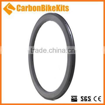 Customized 25mm Wide 58mm Deep U Shape 700c Toray Carbon Fiber Rims Dimple Clincher