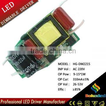 HG-DM2215 LED DIMMER driver lamps driver 9-15*1W