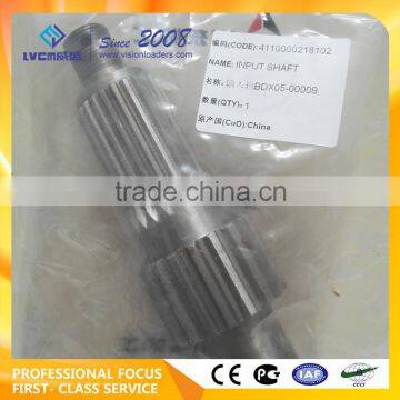 4110000218102 Input Shaft, SDLG LG918 Wheel loader Spare Parts Input Shaft from LVCM