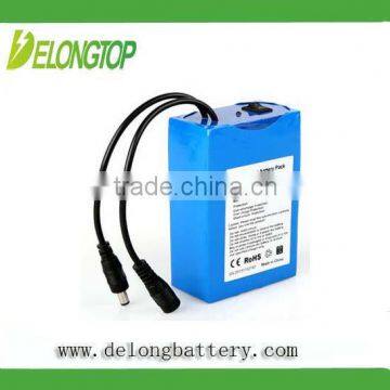 12V 15Ah li-ion battery pack light weight battery packs battery wrap 18650 custom