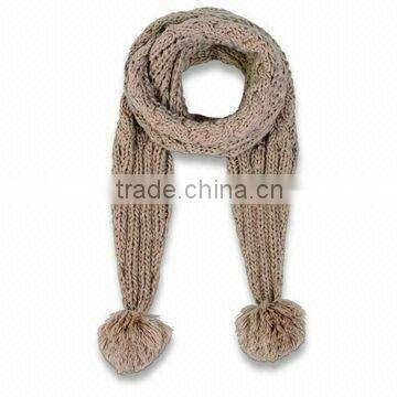 men knittted pure color scarf