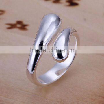 wholesale jewelry 2014 fashion free size 925 sterling silver ring