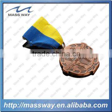 wholesale zinc alloy old color custom metal 3D antique copper medal