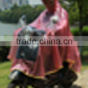 high quality transparent plastic motorcycle rain coat/raincoats/rainwear