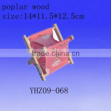 poplar wood non-woven fabric laundry basket/bag
