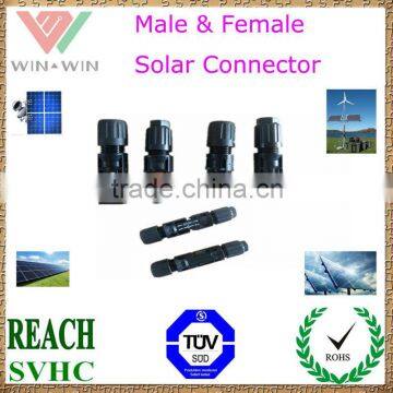 TUV Approval MC4 Male & Female Solar Connector