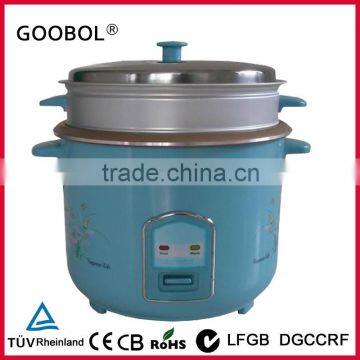 Cylindrical Rice Cooker With LFGB/DGCCRF Approvals