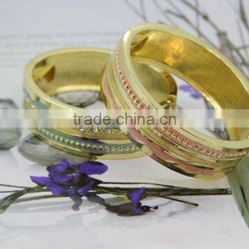 ZB020 gift zinc alloy plating 24k gold bangles dubai jewelry