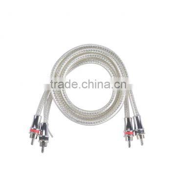 Good Quality China Supplier for Car Amplifier With Copper Conductor Car Audio Cables Car Amplifier RCA Cables