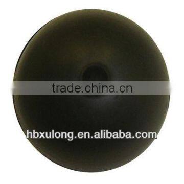 Customized Black hollow rubber ball