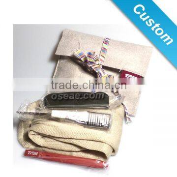 Airline overnight kit for traveller with promotional Logo