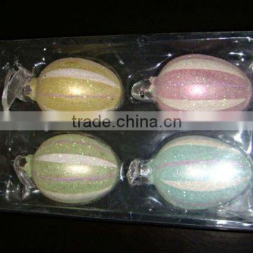 classic factory outlet custom made easter egg glass ornaments